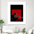 MILES / DAVIS [A Kind of Red][by felixx / 2016] by Aeffe Felis on GIANT ART - black vector illustration