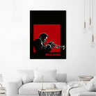 MILES / DAVIS [A Kind of Red][by felixx / 2016] by Aeffe Felis on GIANT ART - black vector illustration