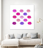 Shades of Pink by Jessica Velasquez on GIANT ART - white digital drawing