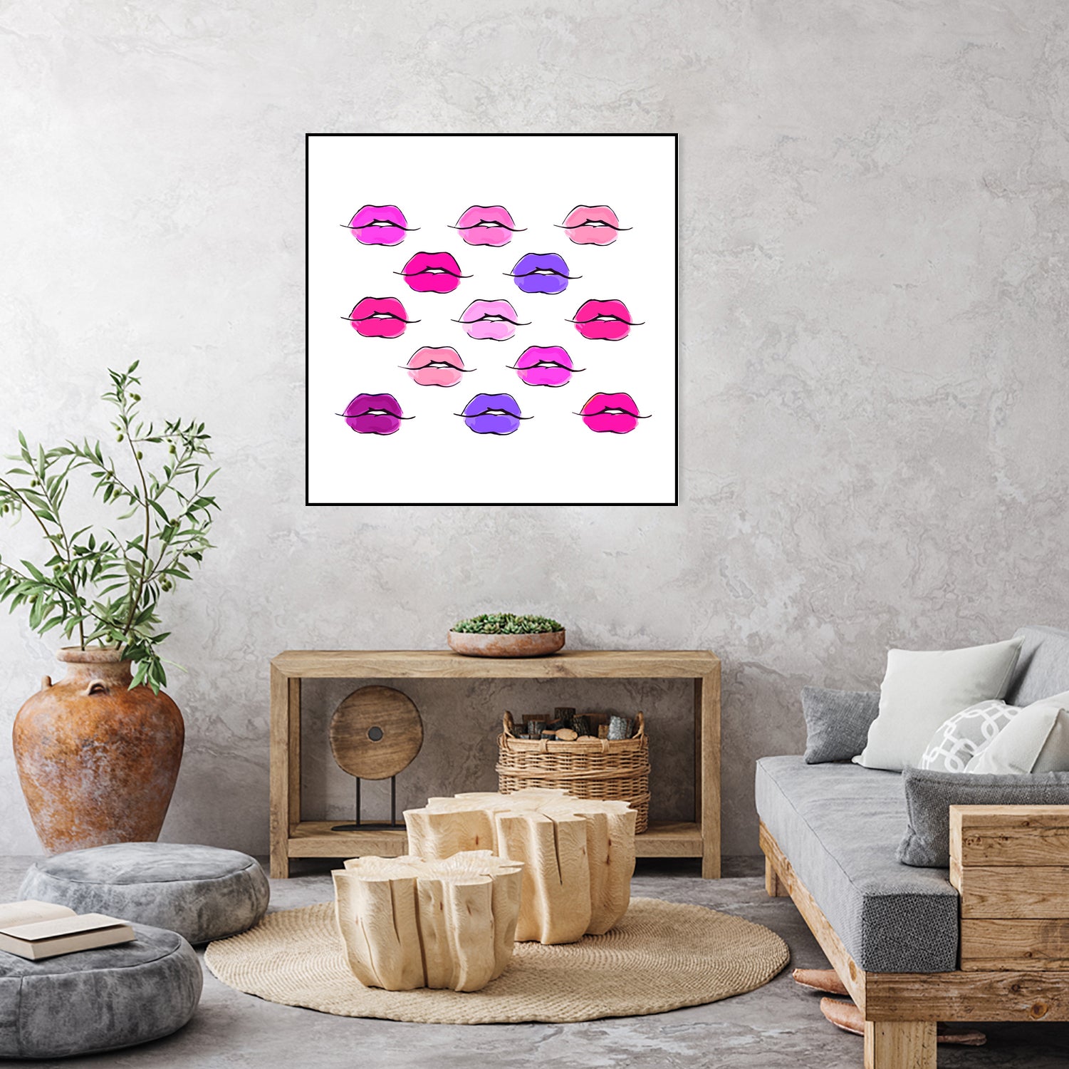 Shades of Pink by Jessica Velasquez on GIANT ART - white digital drawing