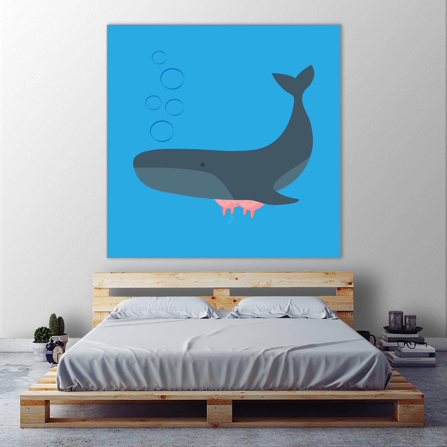 Whale Udder by Ryan Foster on GIANT ART - blue digital drawing