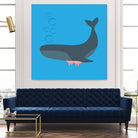 Whale Udder by Ryan Foster on GIANT ART - blue digital drawing