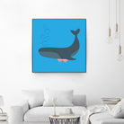 Whale Udder by Ryan Foster on GIANT ART - blue digital drawing