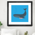 Whale Udder by Ryan Foster on GIANT ART - blue digital drawing