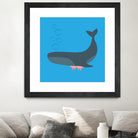 Whale Udder by Ryan Foster on GIANT ART - blue digital drawing