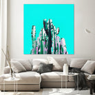 Majestic Cactus by Dominique Van Roey on GIANT ART - blue photo manipulation