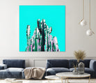 Majestic Cactus by Dominique Van Roey on GIANT ART - blue photo manipulation