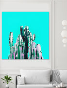 Majestic Cactus by Dominique Van Roey on GIANT ART - blue photo manipulation