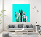 Majestic Cactus by Dominique Van Roey on GIANT ART - blue photo manipulation