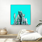 Majestic Cactus by Dominique Van Roey on GIANT ART - blue photo manipulation