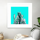 Majestic Cactus by Dominique Van Roey on GIANT ART - blue photo manipulation