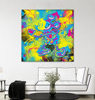 Dipopai - Bring the fight - Yellow by Neo Dhlamini on GIANT ART - yellow digital painting