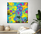 Dipopai - Bring the fight - Yellow by Neo Dhlamini on GIANT ART - yellow digital painting