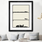 Back to the Future Trilogy - Beige by Finlay McNevin on GIANT ART - black digital drawing