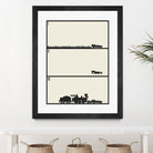 Back to the Future Trilogy - Beige by Finlay McNevin on GIANT ART - black digital drawing