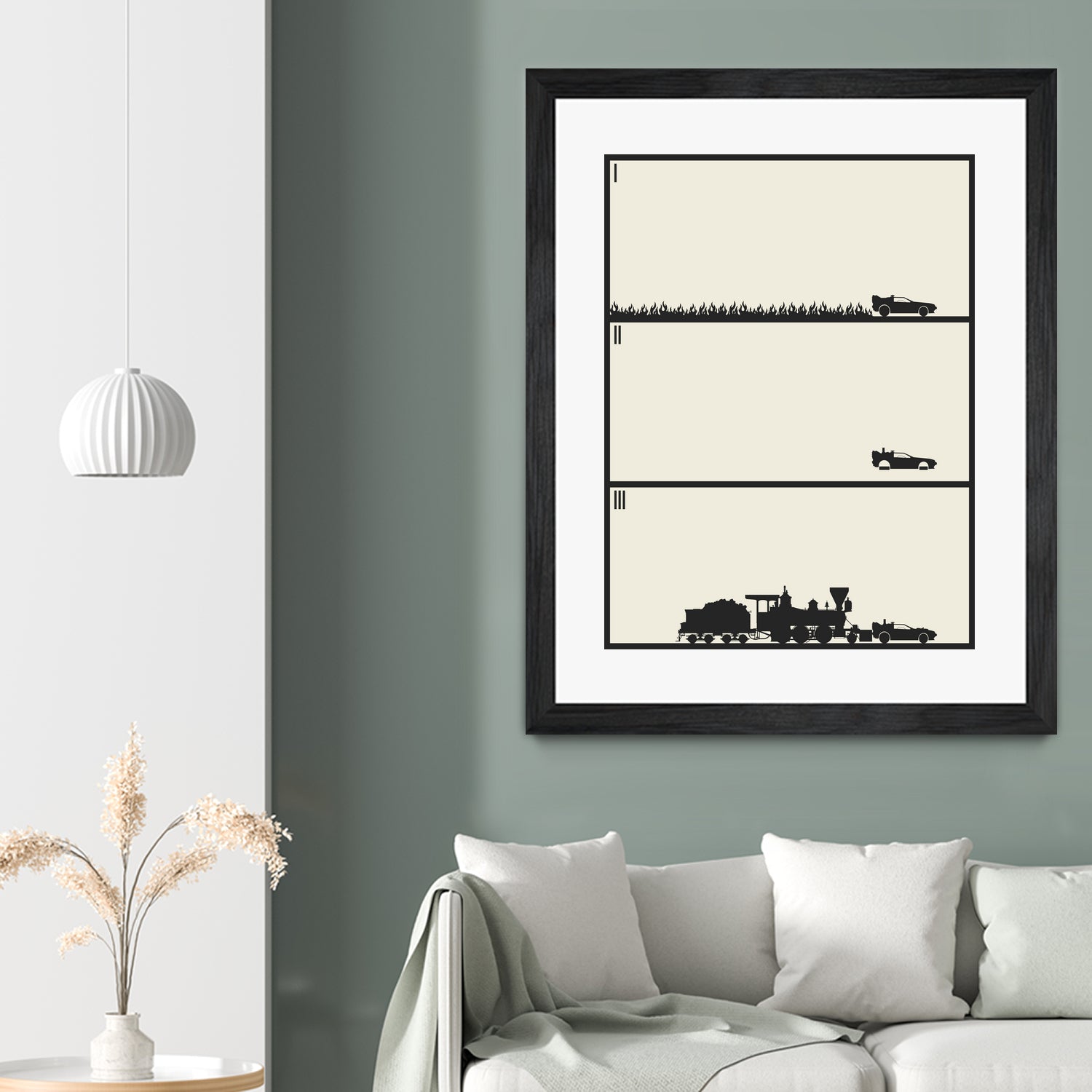 Back to the Future Trilogy - Beige by Finlay McNevin on GIANT ART - black digital drawing