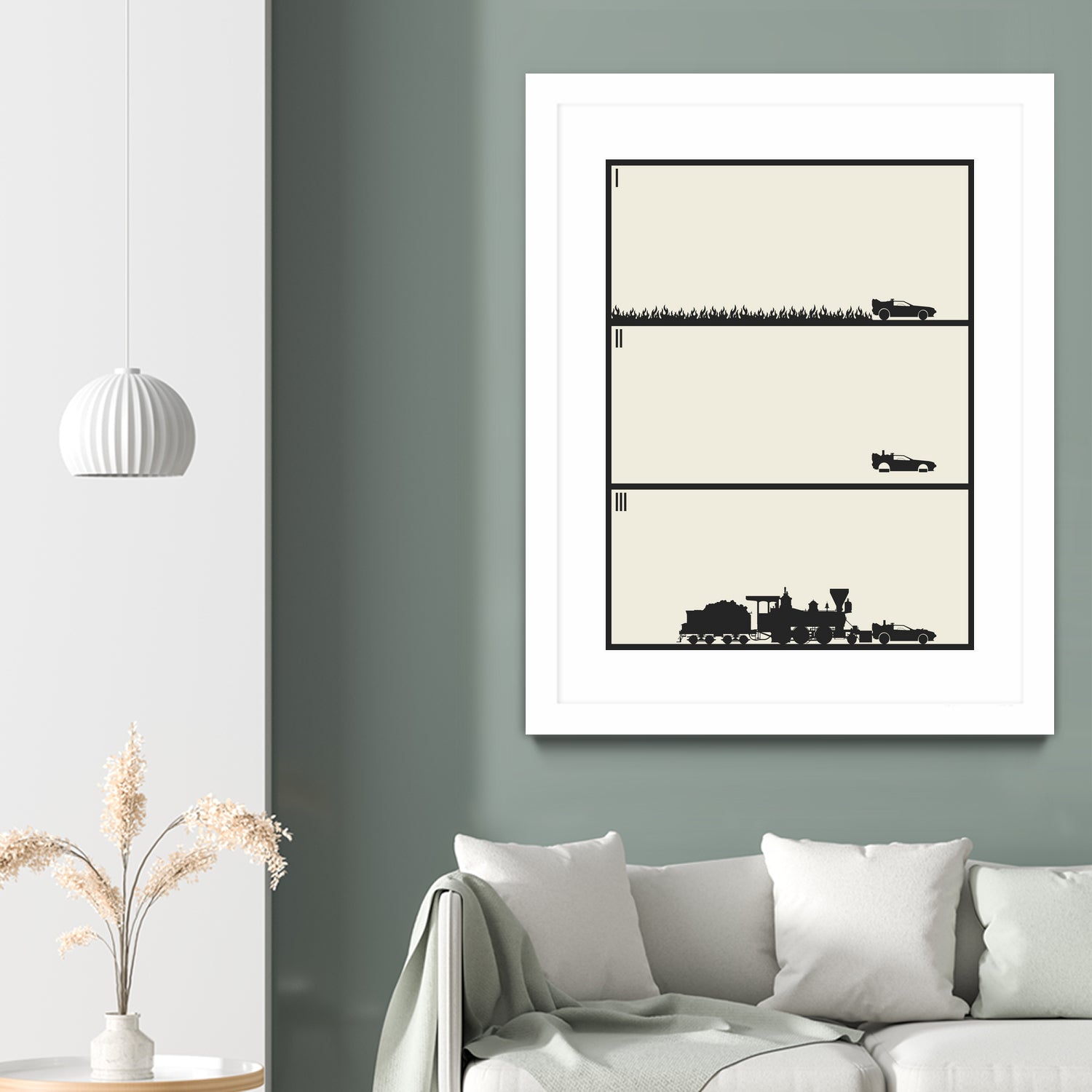 Back to the Future Trilogy - Beige by Finlay McNevin on GIANT ART - black digital drawing