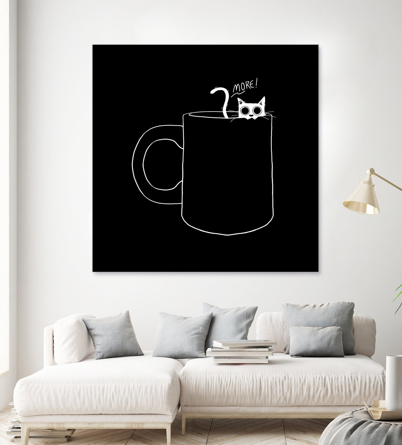 I Need Coffee by Tobias Fonseca on GIANT ART - black digital drawing