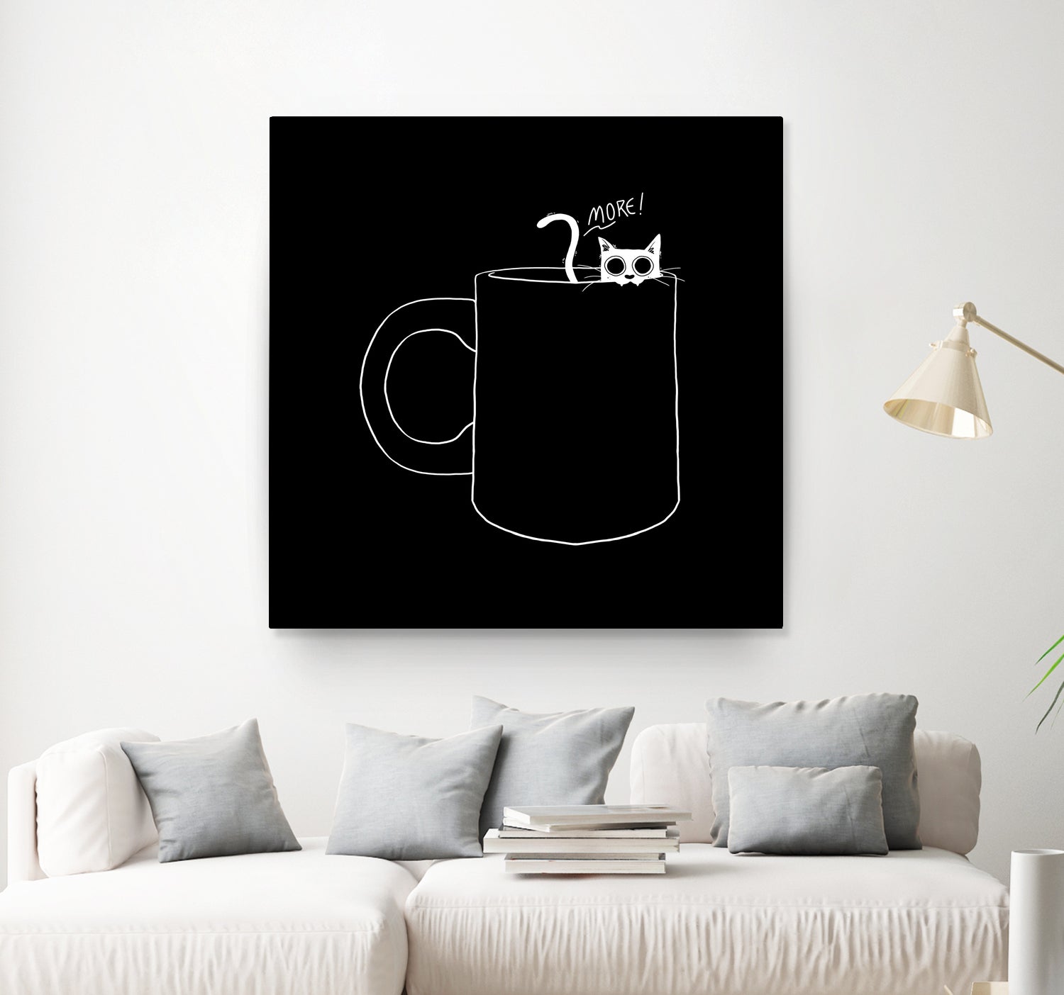 I Need Coffee by Tobias Fonseca on GIANT ART - black digital drawing