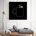 I Need Coffee by Tobias Fonseca on GIANT ART - black digital drawing