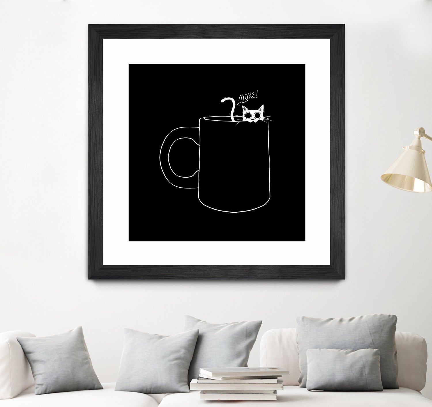 I Need Coffee by Tobias Fonseca on GIANT ART - black digital drawing