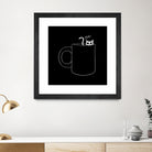 I Need Coffee by Tobias Fonseca on GIANT ART - black digital drawing