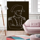 NAPOLEON WHITE LINES by Thomas Fernez on GIANT ART - black digital drawing