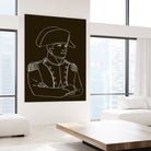 NAPOLEON WHITE LINES by Thomas Fernez on GIANT ART - black digital drawing