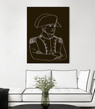 NAPOLEON WHITE LINES by Thomas Fernez on GIANT ART - black digital drawing