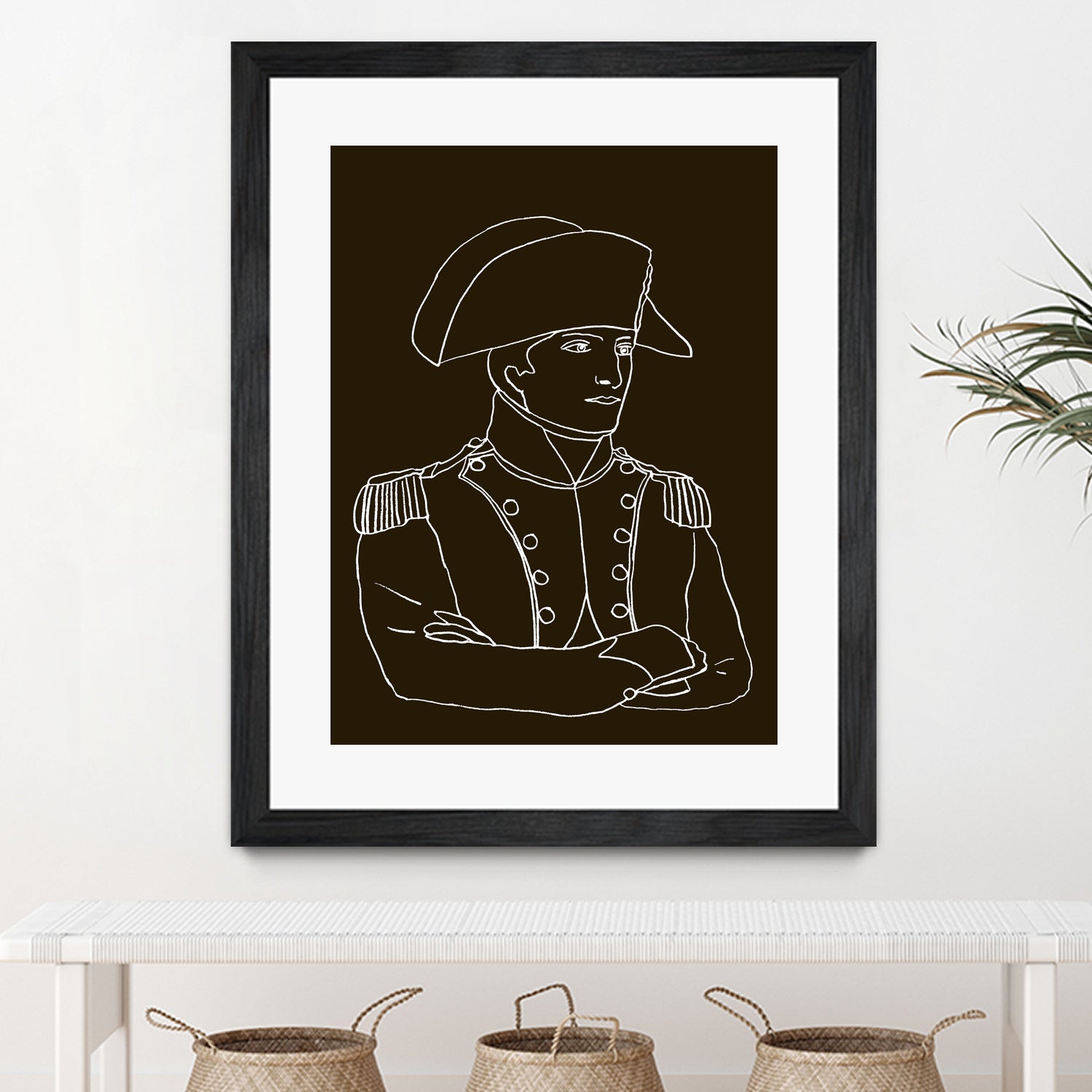 NAPOLEON WHITE LINES by Thomas Fernez on GIANT ART - black digital drawing