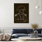 NAPOLEON WHITE LINES by Thomas Fernez on GIANT ART - black digital drawing