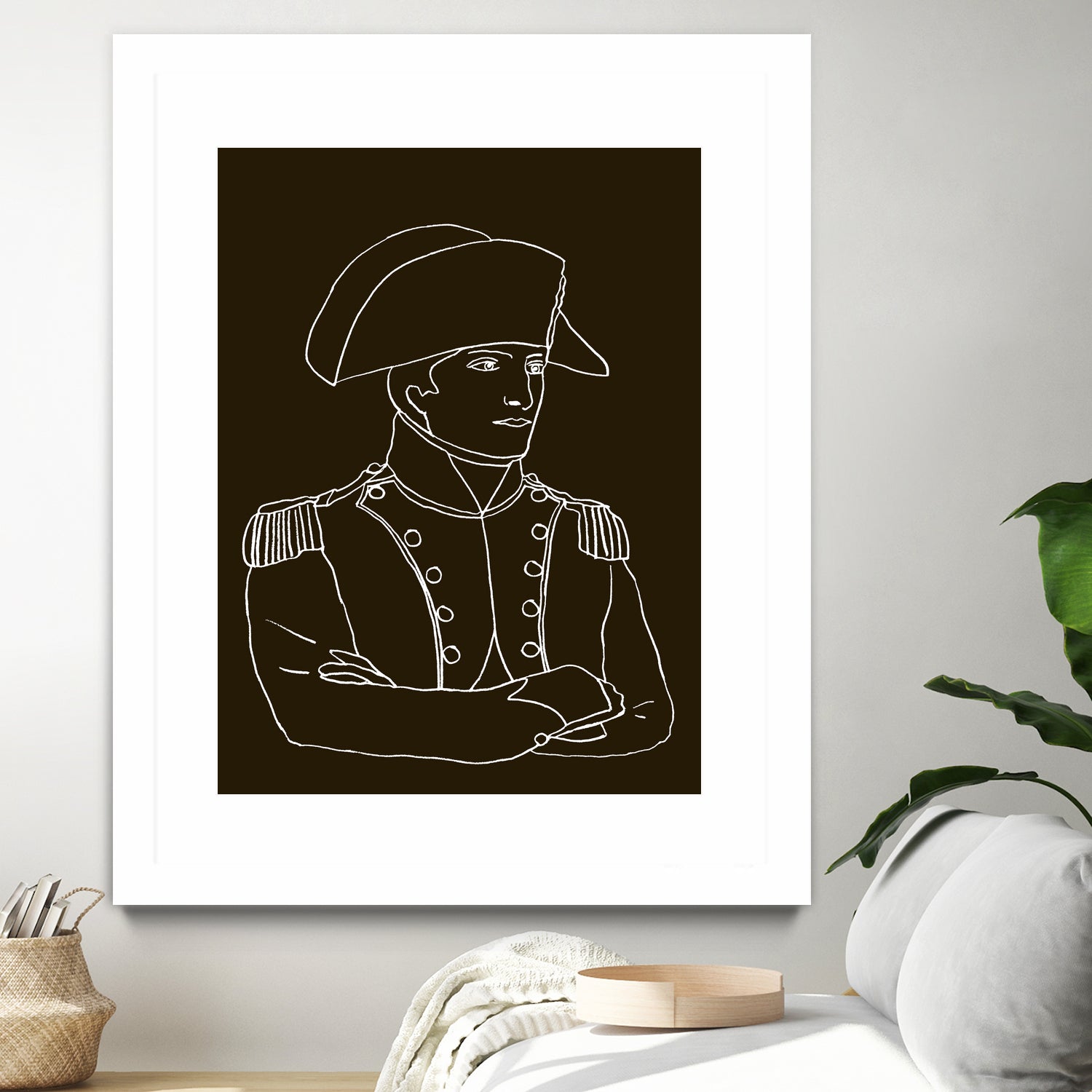 NAPOLEON WHITE LINES by Thomas Fernez on GIANT ART - black digital drawing