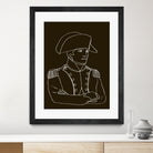 NAPOLEON WHITE LINES by Thomas Fernez on GIANT ART - black digital drawing