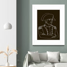 NAPOLEON WHITE LINES by Thomas Fernez on GIANT ART - black digital drawing