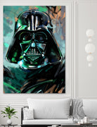 Darth Vader by Dmitry Belov on GIANT ART - blue digital painting