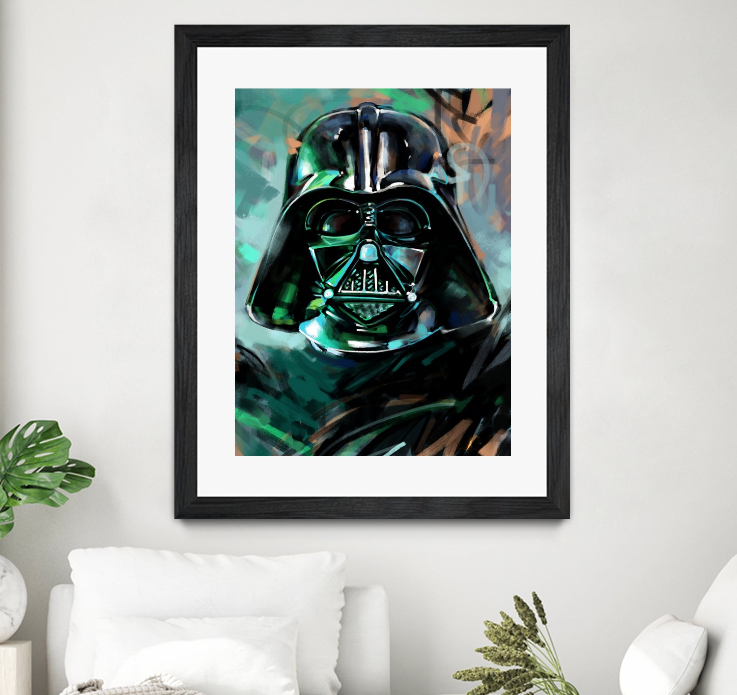 Darth Vader by Dmitry Belov on GIANT ART - blue digital painting