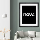 now by Action Zebra on GIANT ART - black typography