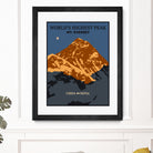 Everest by Sean Womack on GIANT ART - blue digital drawing