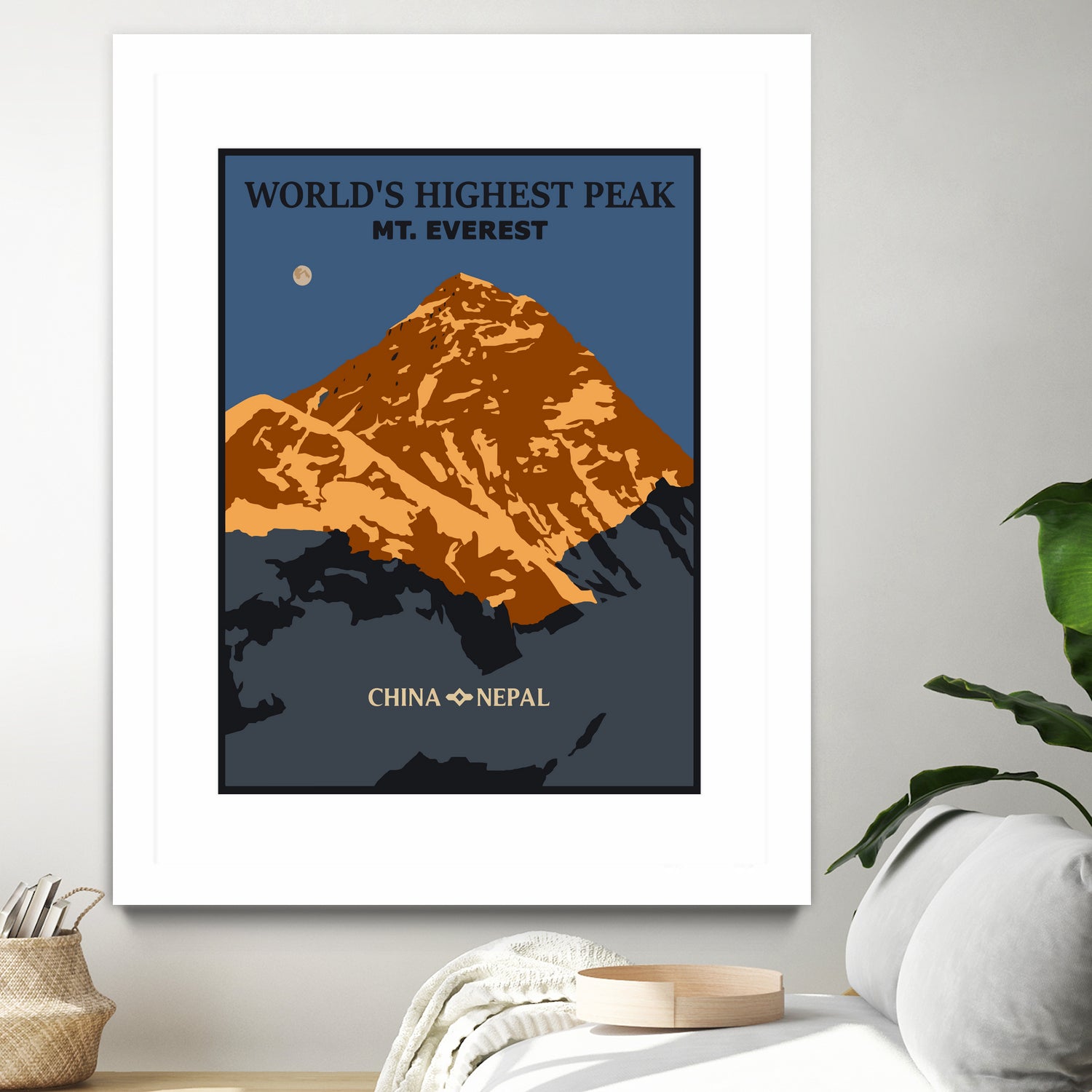 Everest by Sean Womack on GIANT ART - blue digital drawing