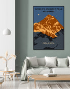 Everest by Sean Womack on GIANT ART - blue digital drawing