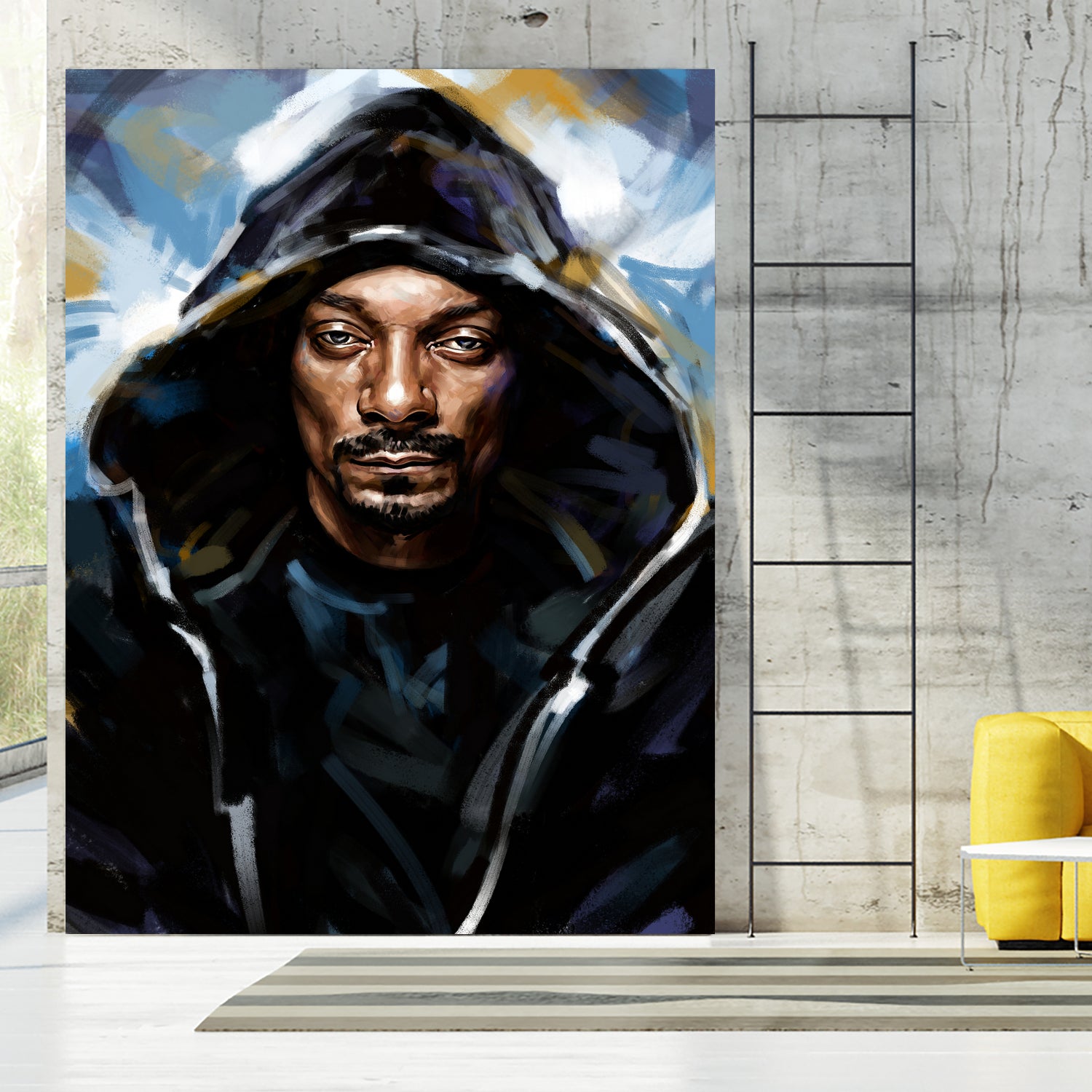 Snoop Dogg by Dmitry Belov on GIANT ART - black digital painting