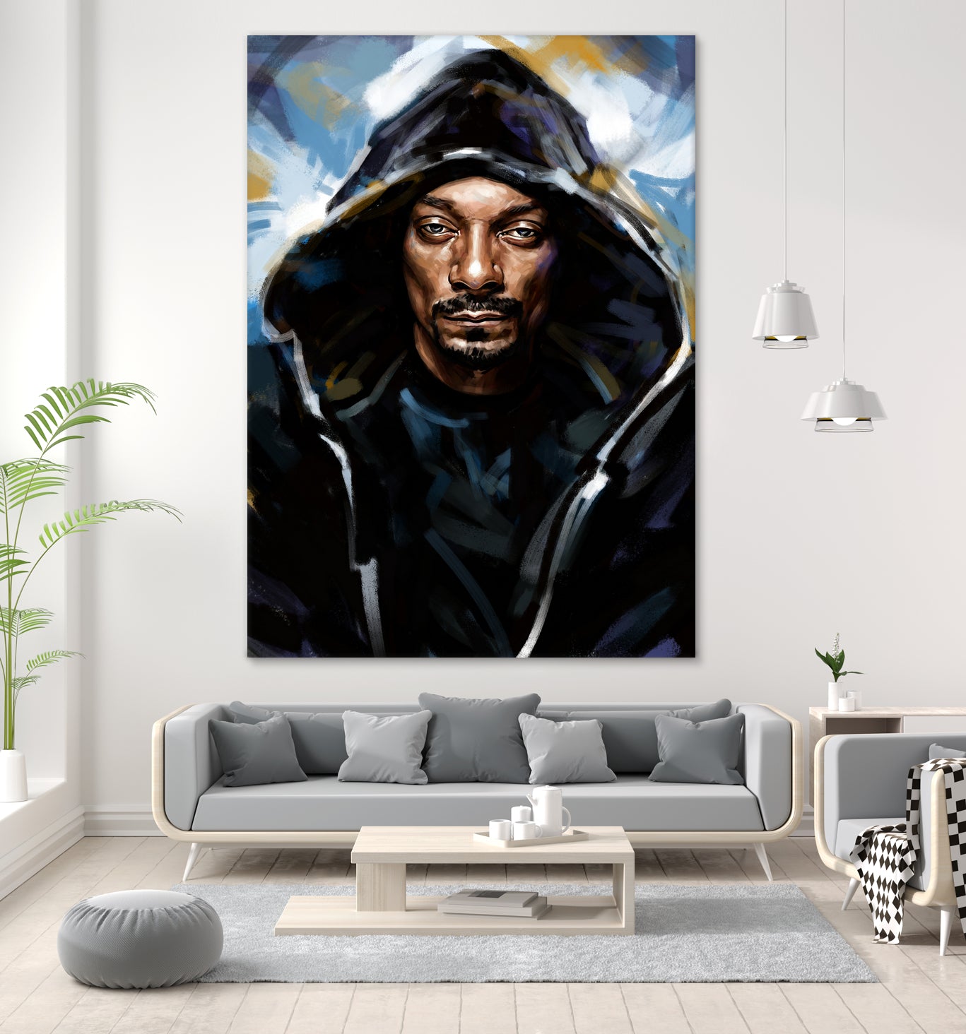 Snoop Dogg by Dmitry Belov on GIANT ART - black digital painting