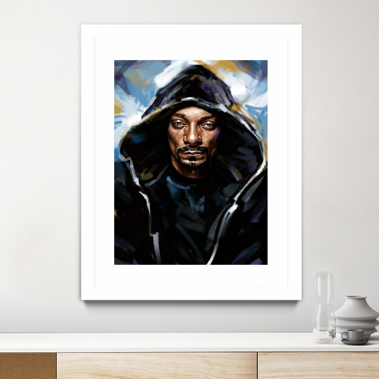 Snoop Dogg by Dmitry Belov on GIANT ART - black digital painting