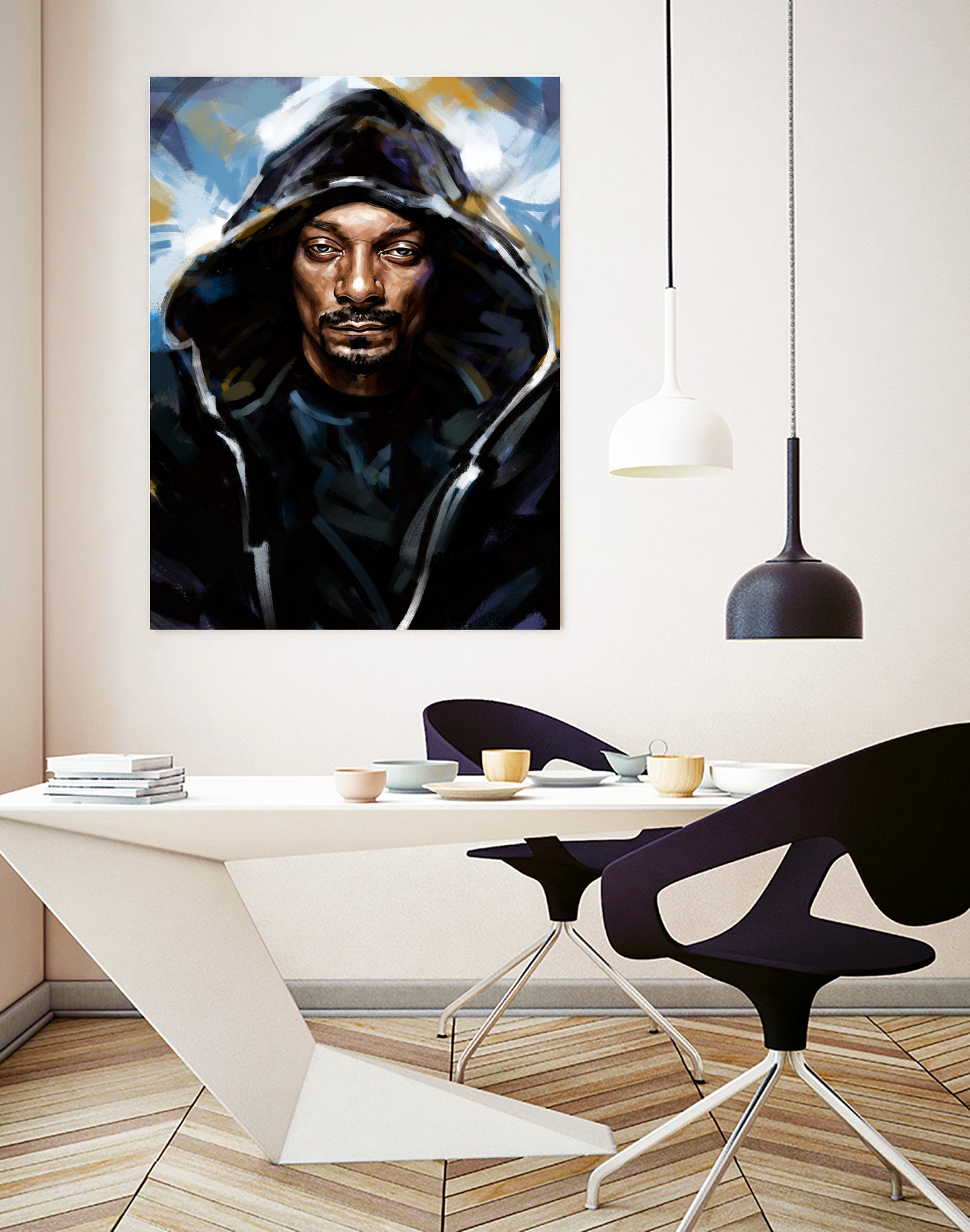 Snoop Dogg by Dmitry Belov on GIANT ART - black digital painting