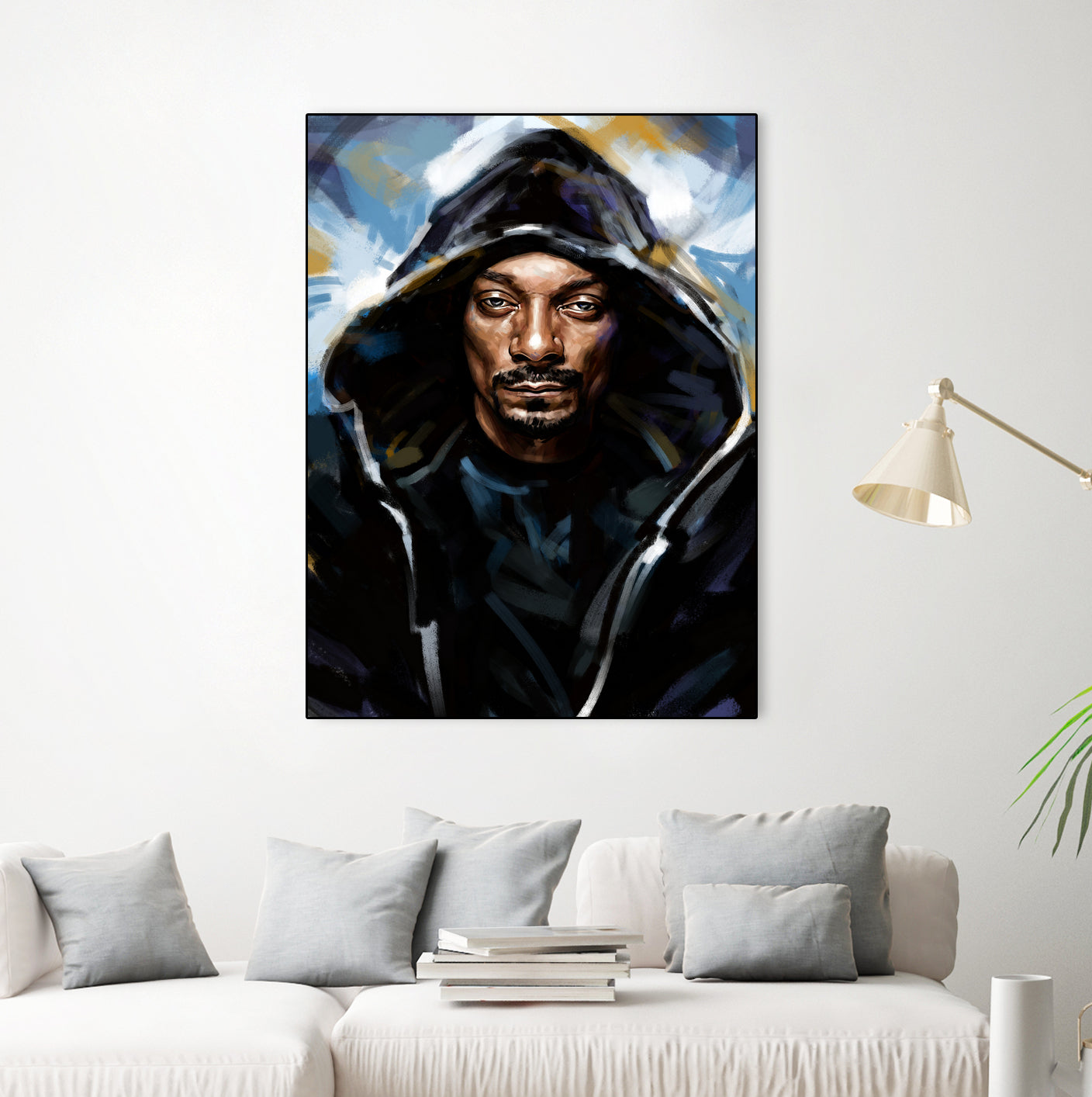 Snoop Dogg by Dmitry Belov on GIANT ART - black digital painting