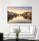 Ponte Vecchio by Pete Latham on GIANT ART - orange photo manipulation