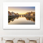 Ponte Vecchio by Pete Latham on GIANT ART - orange photo manipulation