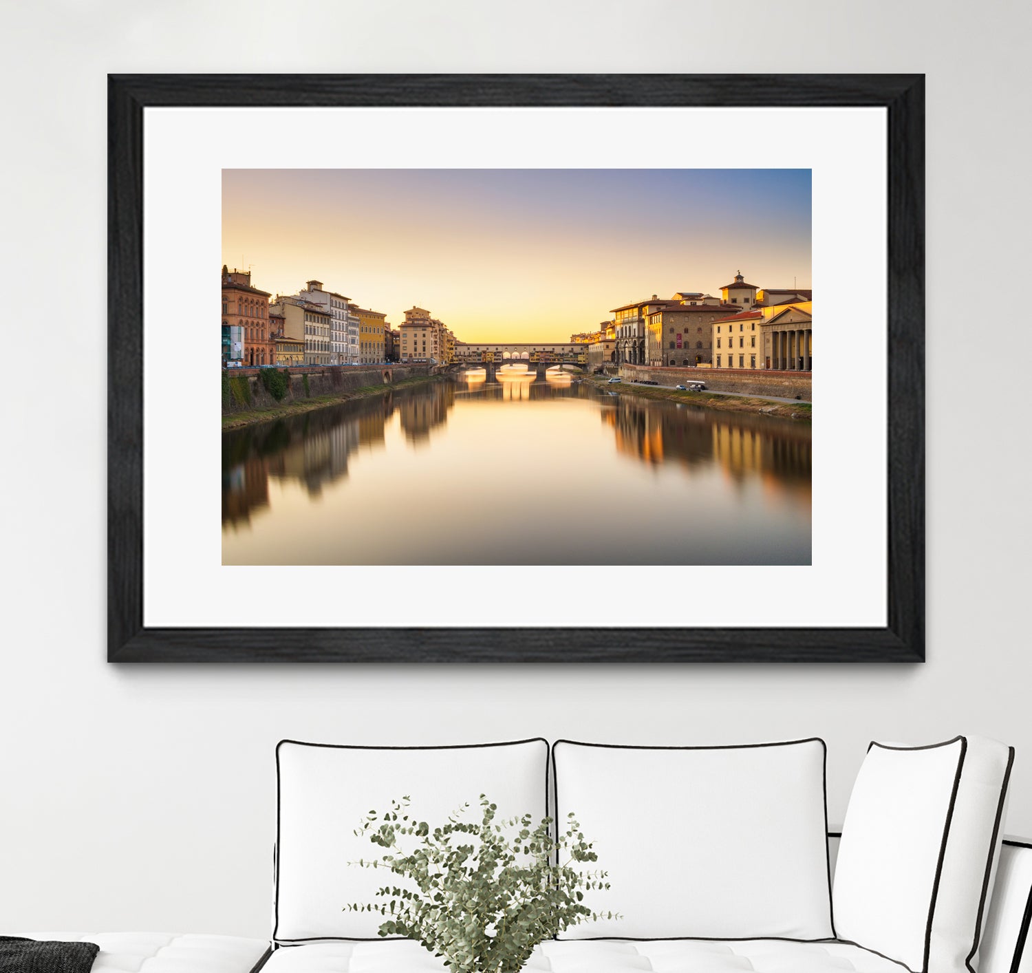 Ponte Vecchio by Pete Latham on GIANT ART - orange photo manipulation