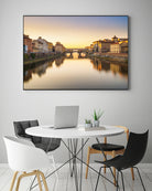 Ponte Vecchio by Pete Latham on GIANT ART - orange photo manipulation