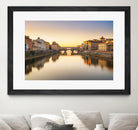 Ponte Vecchio by Pete Latham on GIANT ART - orange photo manipulation